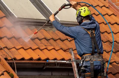 Démoussage et hydrofuge de toiture à Hohrod